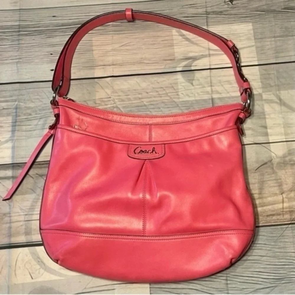 Coach Park Pink Leather Hobo bag 🔥Cert. Authentic🔥 Barbie​